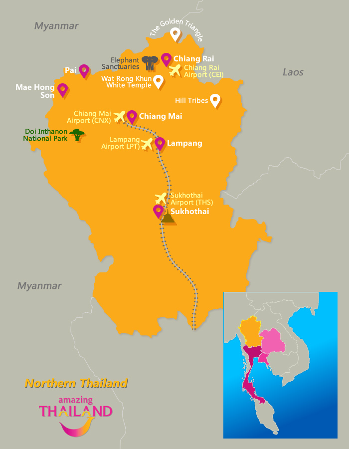 Thailand maps - Thailand Expert